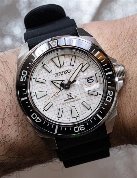 seiko king samurai white dial.